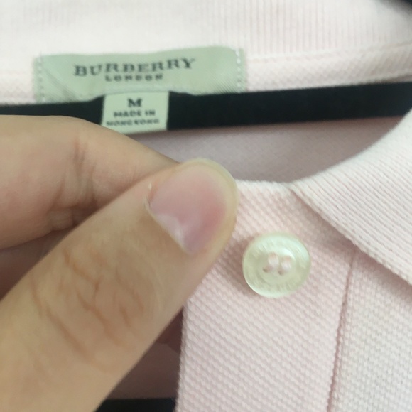 Burberry Light Pink Polo - Picture 9 of 9